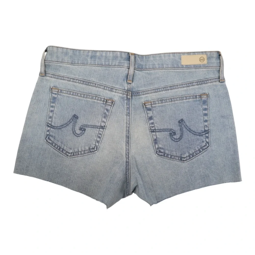 AG Adriano Goldschmied The Bryn Shorts 27 Light Wash‎ Denim Cutoff Sample